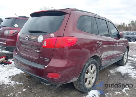 2007 Hyundai Santa Fe Limited/Se z USA, uszkodzony, nr VIN 5NMSH13E17H088002